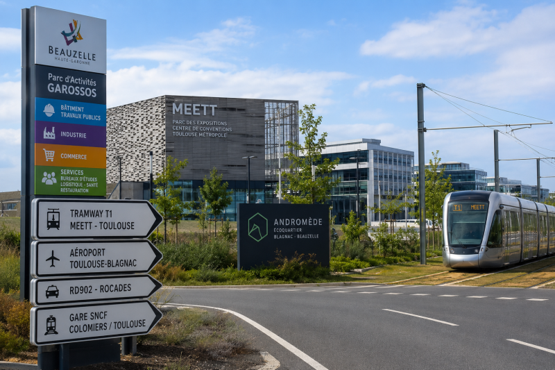 IMMOBILIER D ENTREPRISE A BEAUZELLE