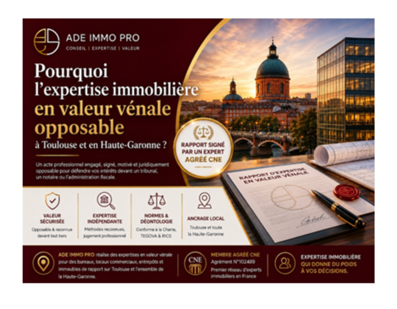 L EXPERTISE IMMOBILIERE A TOULOUSE ADE IMMO PRO