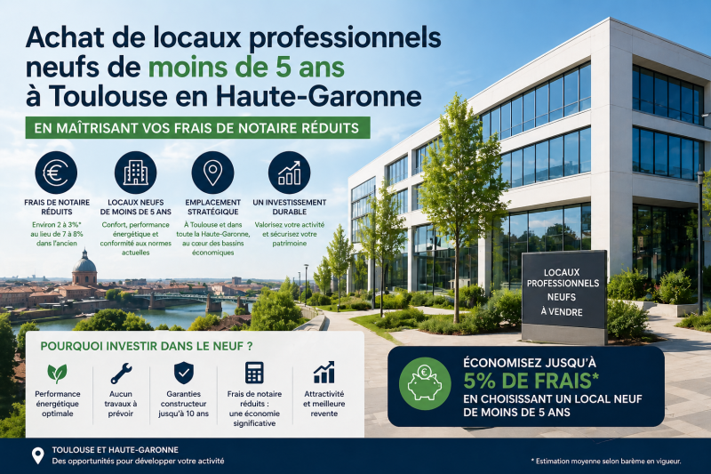 achat frais de notaire réduit Toulouse